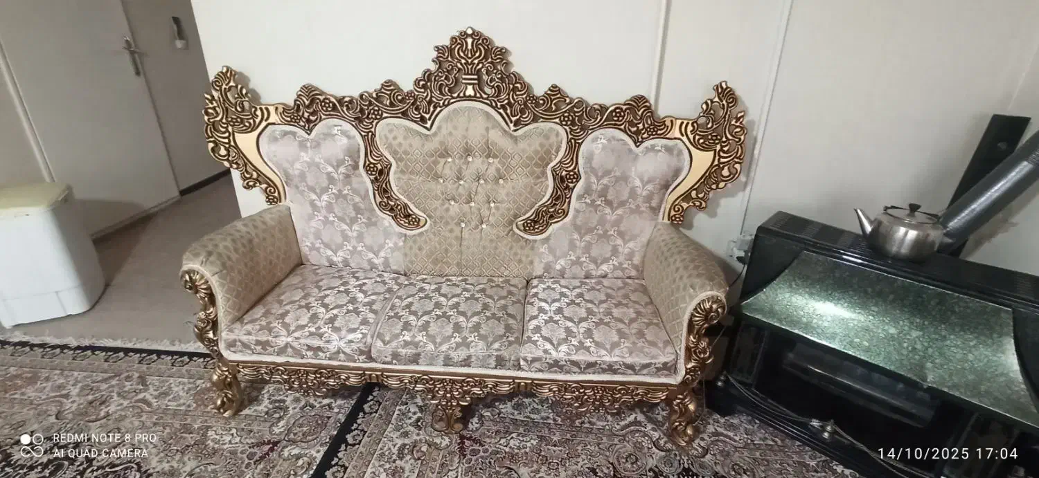فروش مبل ۷نفره MDFبا ۳عدد میزعسلی|مبلمان خانگی و میز عسلی|تبریز, |دیوار