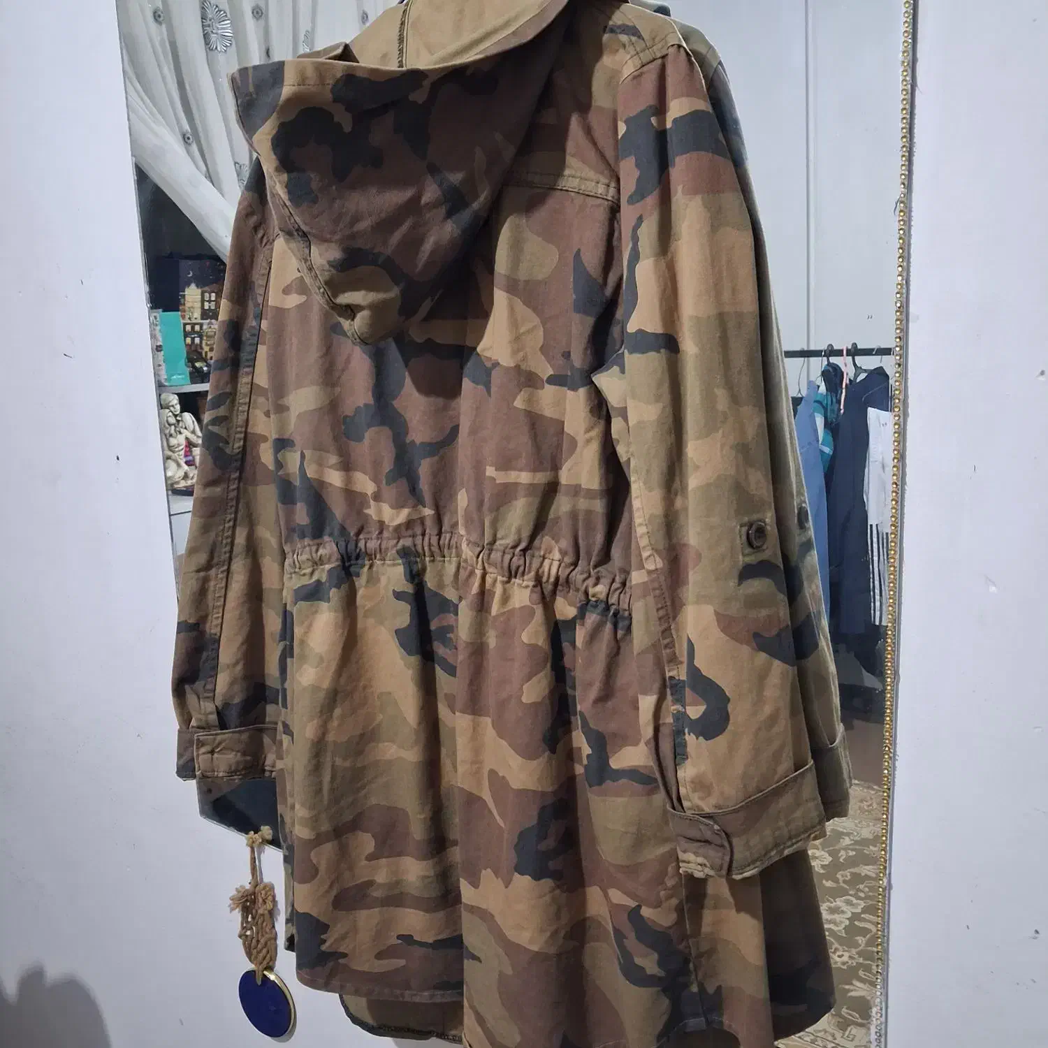 مانتو پاییزه ارتشی سالم و تمیز|لباس|گرگان, |دیوار