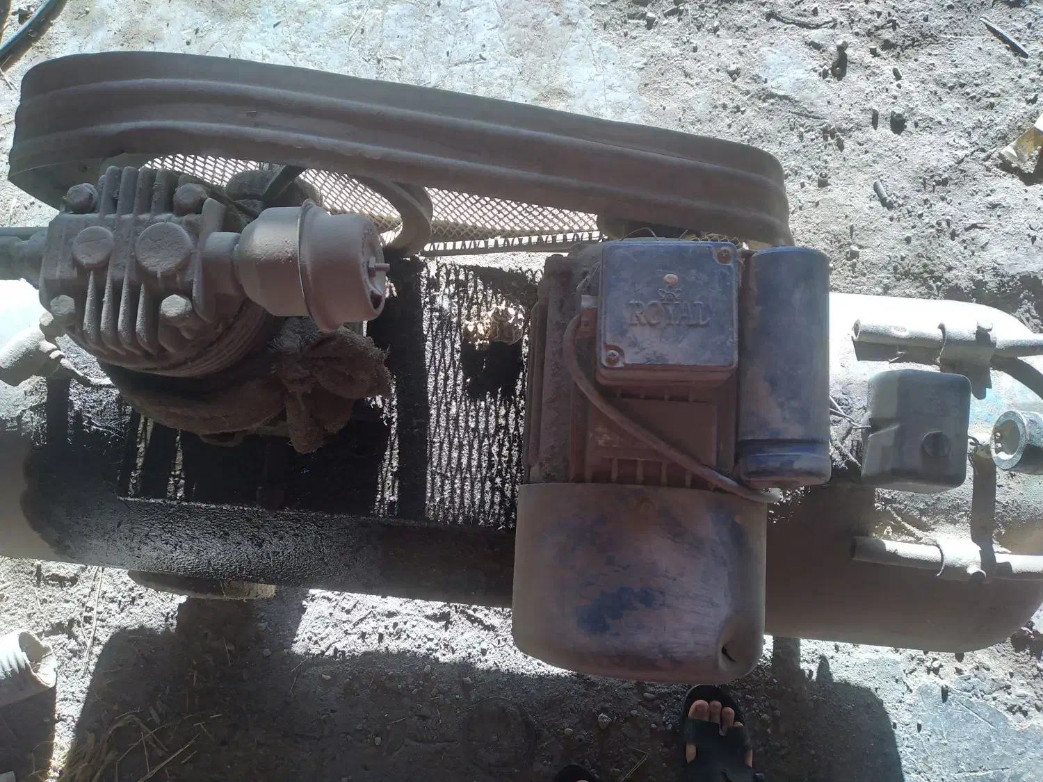 پمپ باد تک سیلند۲۵۰لیتر|قطعات یدکی و لوازم جانبی|تاتار علیا, |دیوار