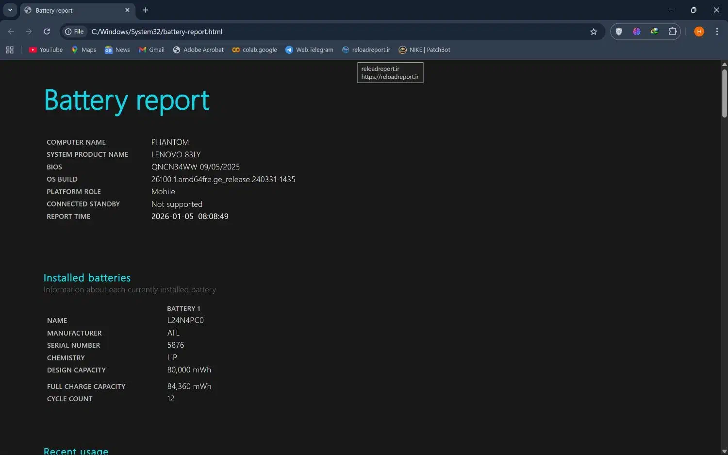 لپ تاپ گیمینگ (Legion 5)|رایانه همراه|صباشهر, |دیوار