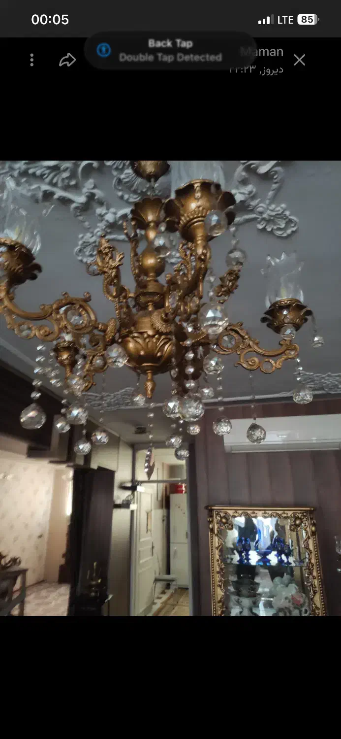 لوستر برنزی|لوستر و چراغ آویز|مشهد, امیر|دیوار