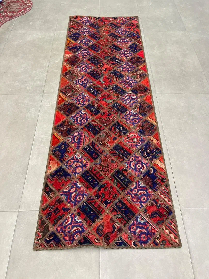 فرش دستباف (بساک) کناره های ۳ متری و ۲ متری کلاژ|فرش|مشکیندشت, |دیوار