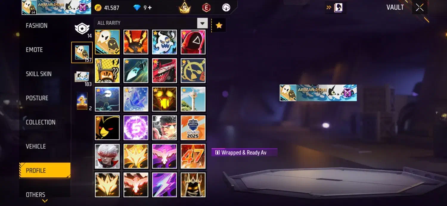 اکانت فری فایر|کنسول، بازی ویدئویی و آنلاین|کیش, |دیوار