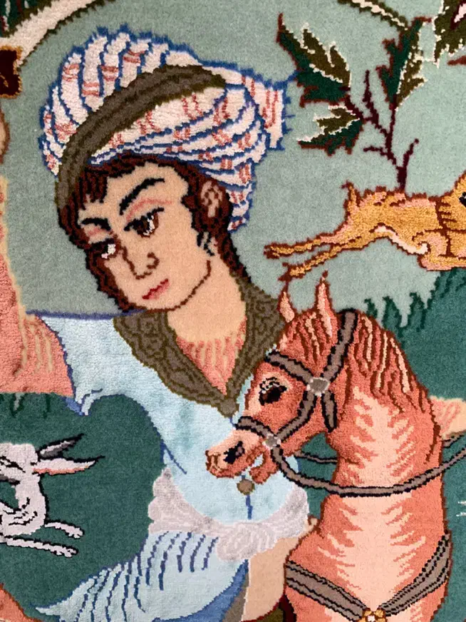 تابلو فرش ابریشم|تابلو فرش|اصفهان, کوی امیریه|دیوار