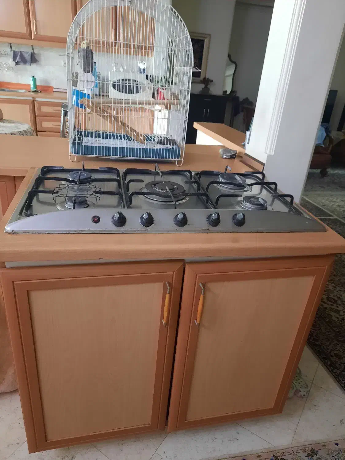 گاز رومیزی تابان با کابینت|اجاق گاز و لوازم برقی پخت‌وپز|تهران, پرستار|دیوار