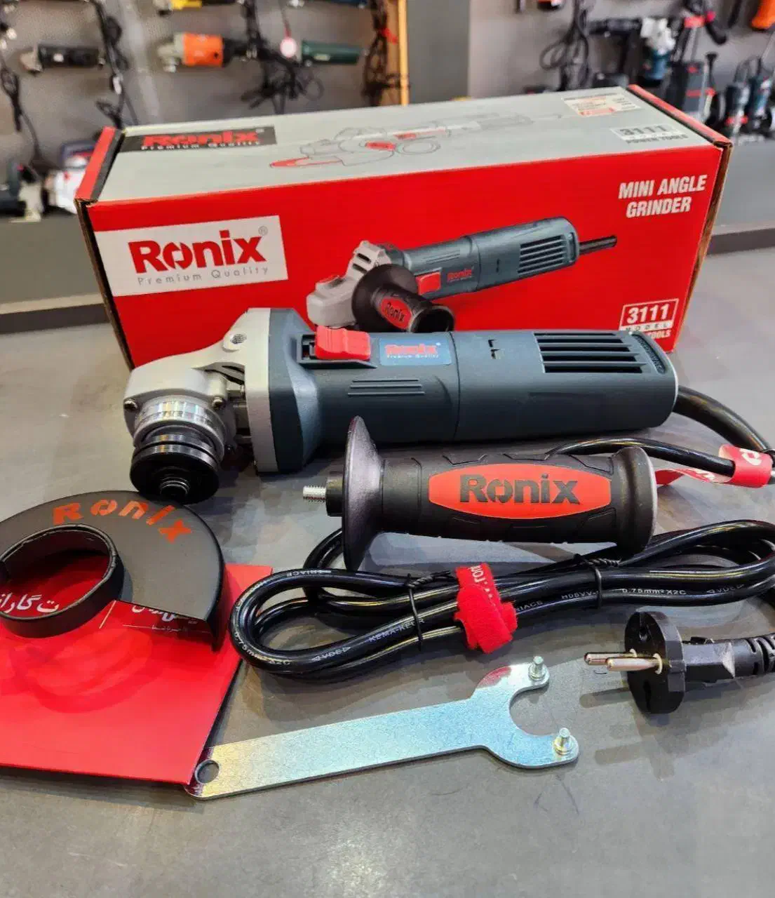 مینی فرز صنعتی ۸۵۰ وات رونیکس مدل ۳۱۱۱ با گارانتی|ماشین‌آلات صنعتی|کرج, ساسانی (قلمستان)|دیوار