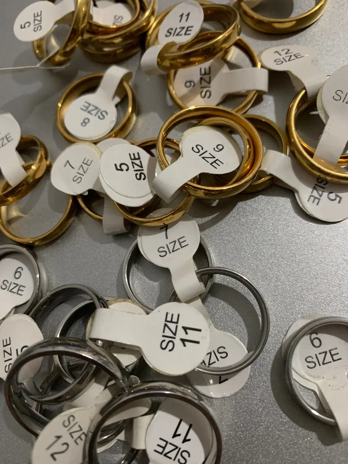 حلقه ساده استیل سایزبندی|بدلیجات|لاهیجان, مهرگان|دیوار