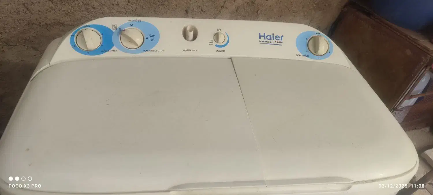 لباسشویی هایر دوقلو|ماشین لباسشویی و خشک‌کن لباس|مرودشت, نقش رستم|دیوار