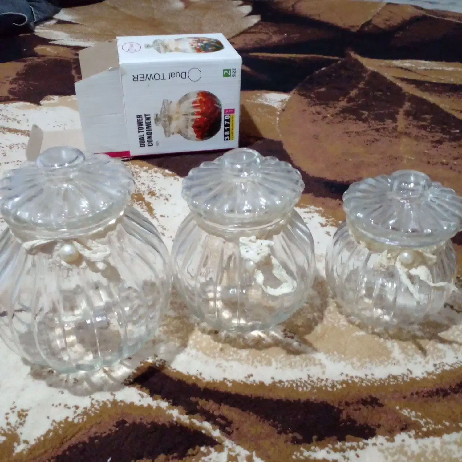 جا حبوباتی در حد نو|ظروف نگهدارنده، پلاستیکی، یک‌بارمصرف|مسجد سلیمان, |دیوار