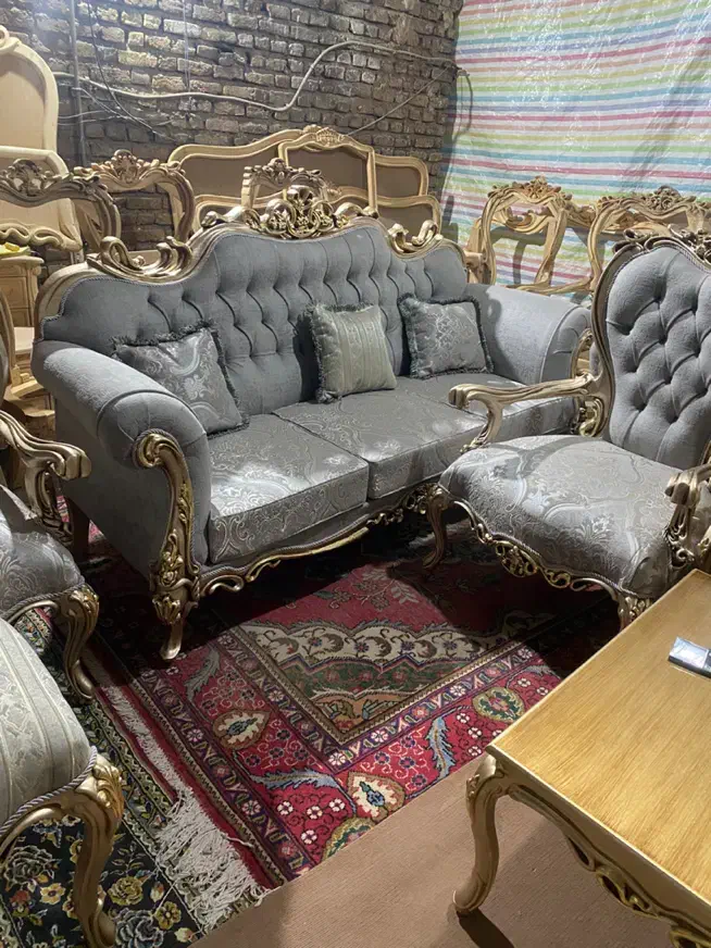 مبلمان کلاسیک کد ۱۲|مبلمان خانگی و میز عسلی|تبریز, |دیوار