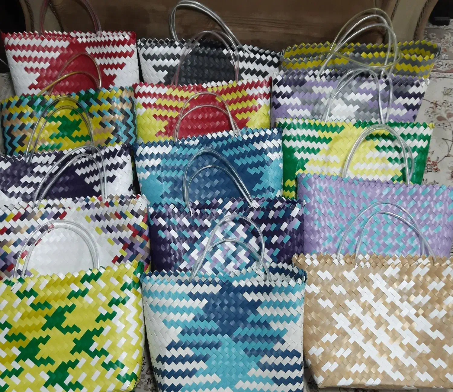 زنبیل خرید و دورهمی جنس تسمه|کیف، کفش، کمربند|لاهیجان, کوی آزادگان|دیوار