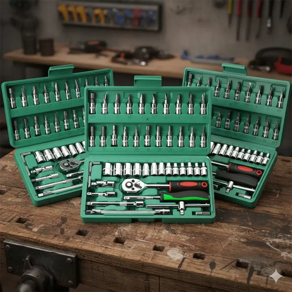 مجموعه بکس ۴۵پارچه مدلMaxFixPro/ست حرفهای و کامل|ابزارآلات|شهرکرد, |دیوار