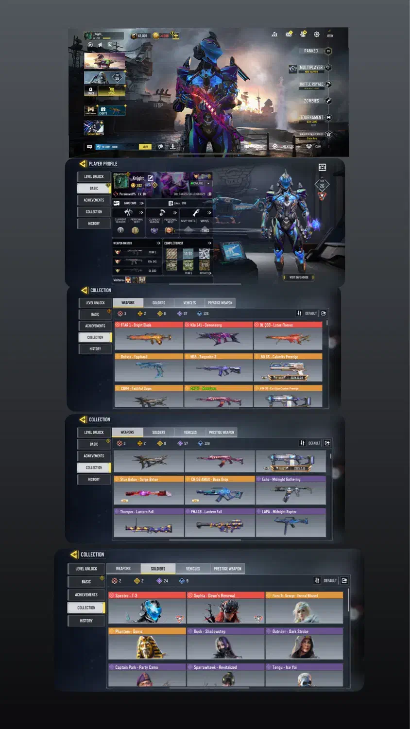 اکانت کالاف|کنسول، بازی ویدئویی و آنلاین|فولادشهر, B2|دیوار