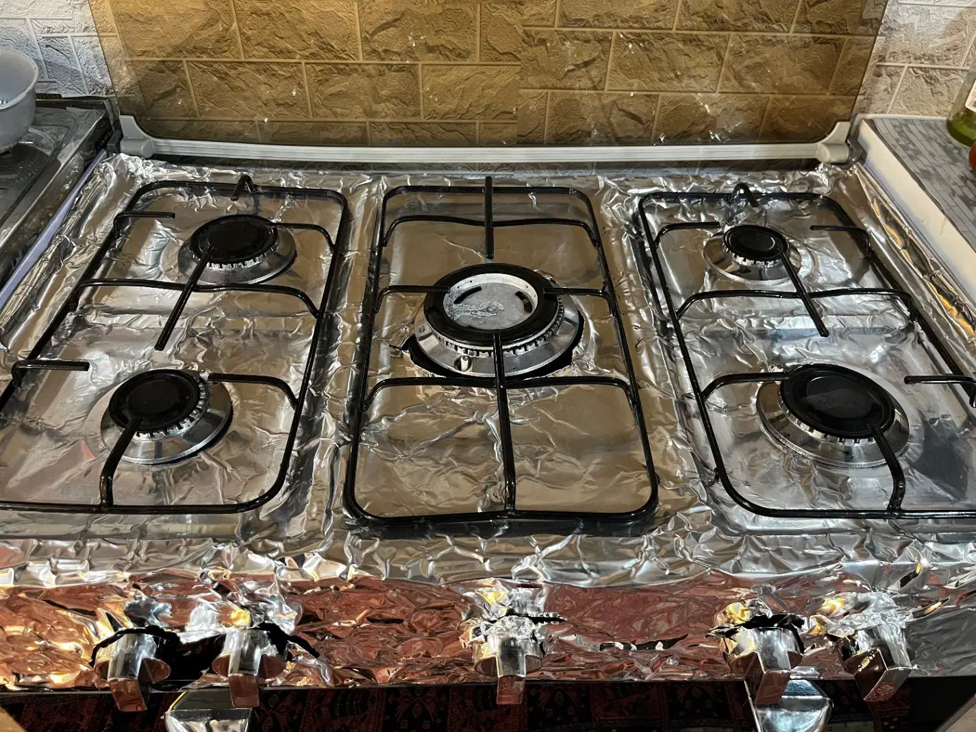 فروش یک گاز ۵ شعله طرح فر|اجاق گاز و لوازم برقی پخت‌وپز|بندرعباس, |دیوار