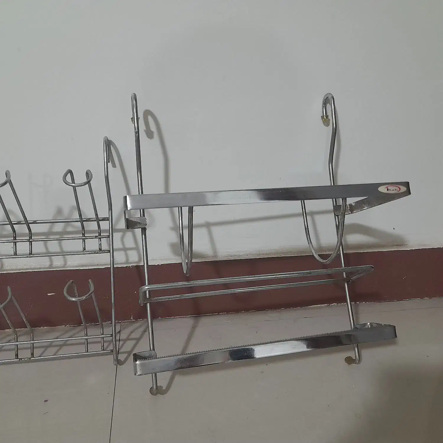 جاظرفی جالیوانی جادستمال و جا سلفون|آب‌چکان و نظم‌دهنده ظروف|اهواز, کیانپارس |دیوار