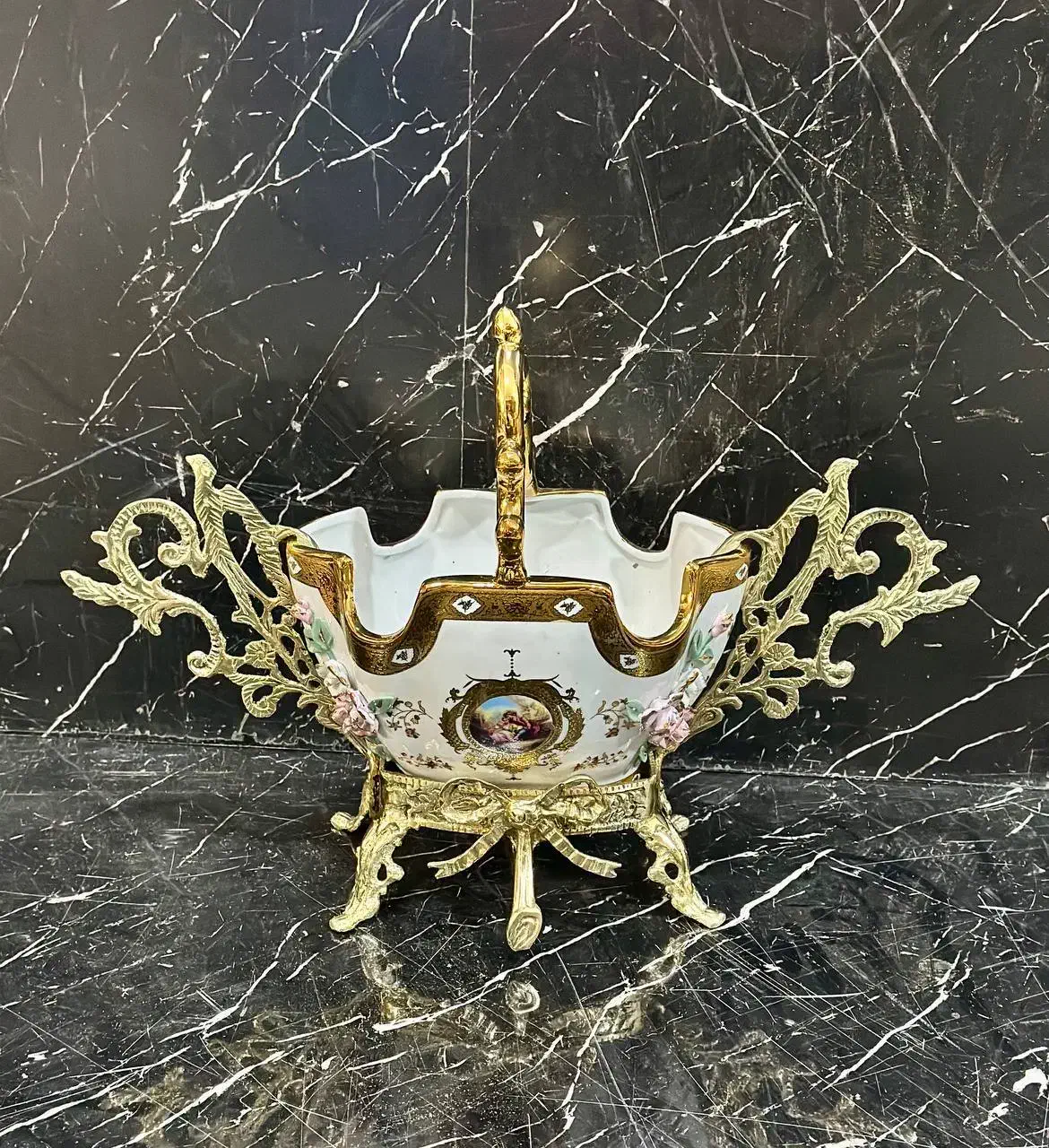 ست چینی و ترکیب برنز|ظروف سرو و پذیرایی|ری, ملکآباد|دیوار