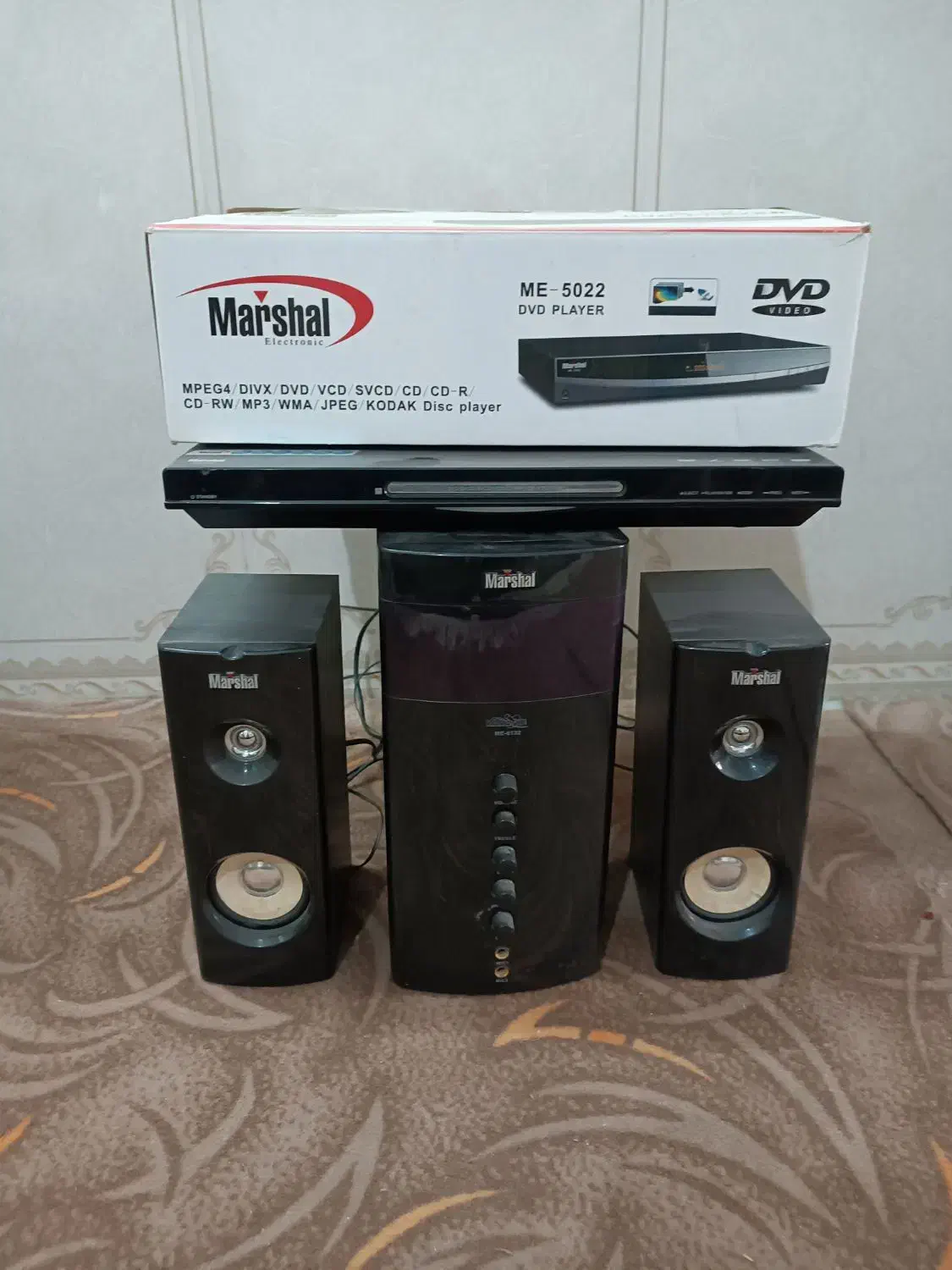 دی وی دی اسپیکر مارشال گیرنده دیجیتال|پخش‌کننده DVD و ویدیو|مشهد, سپاد|دیوار