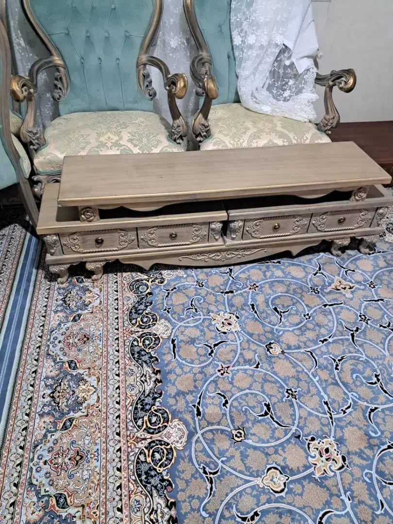 میز تی وی و میز ناهار خوری چوب راش اصلی|میز و صندلی غذاخوری|ایلام, |دیوار