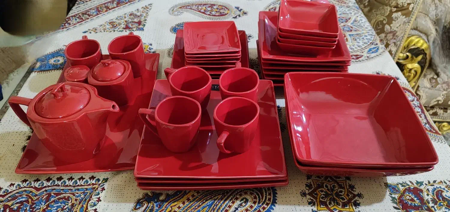 ست غذاخوری سرامیکی|ظروف سرو و پذیرایی|خرمآباد, |دیوار