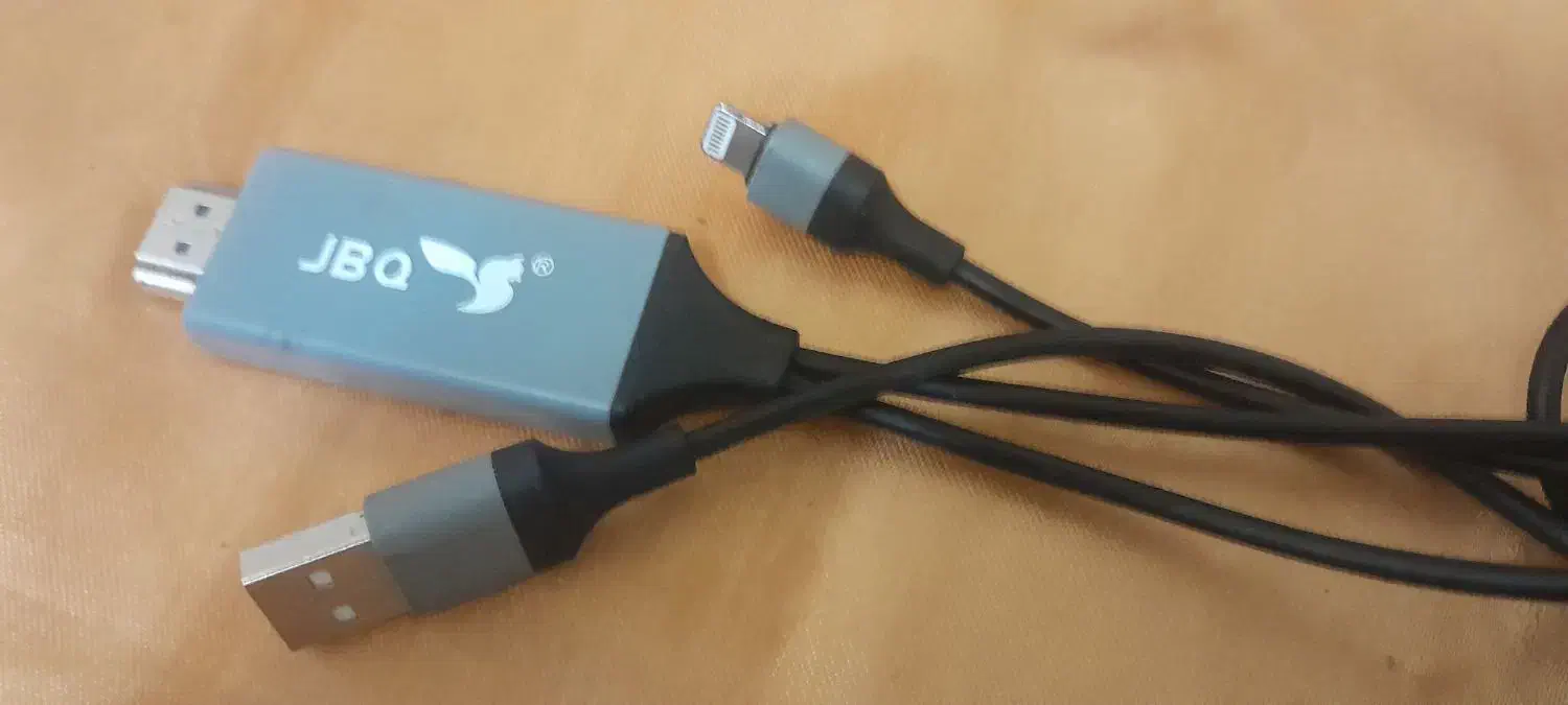 کابل HDMI به USB/Lightning جی بی کیو|لوازم جانبی موبایل و تبلت|کرج, مهرویلا جنوبی|دیوار