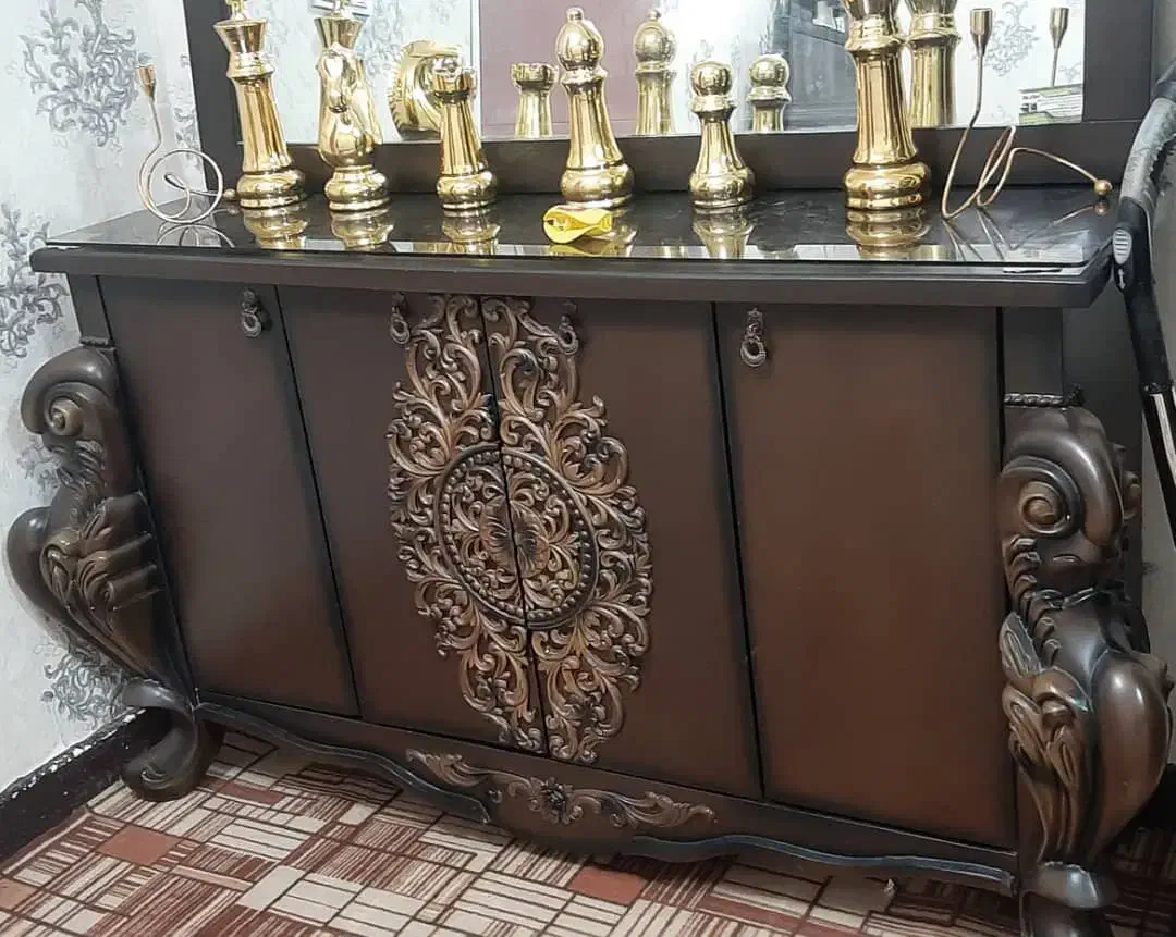 آینه کنسول|بوفه، ویترین، کنسول|اهواز, بهارستان|دیوار