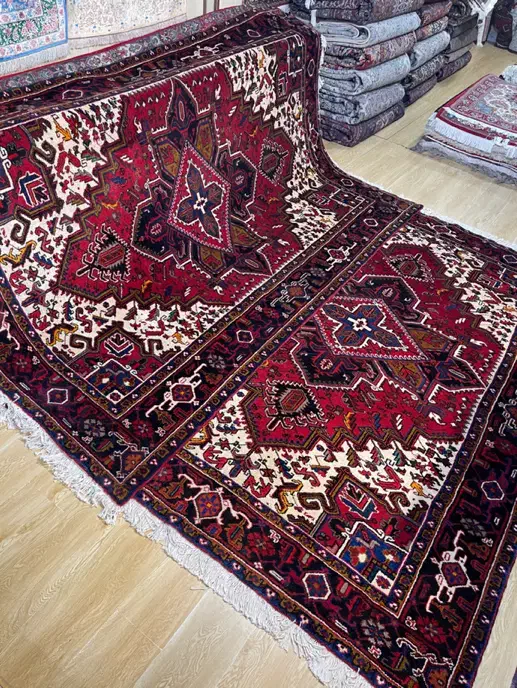 ۴ تخته فرش ۶ متری هریس کاملا مشابه یکدیگر|فرش|تهران, سلسبیل شمالی|دیوار