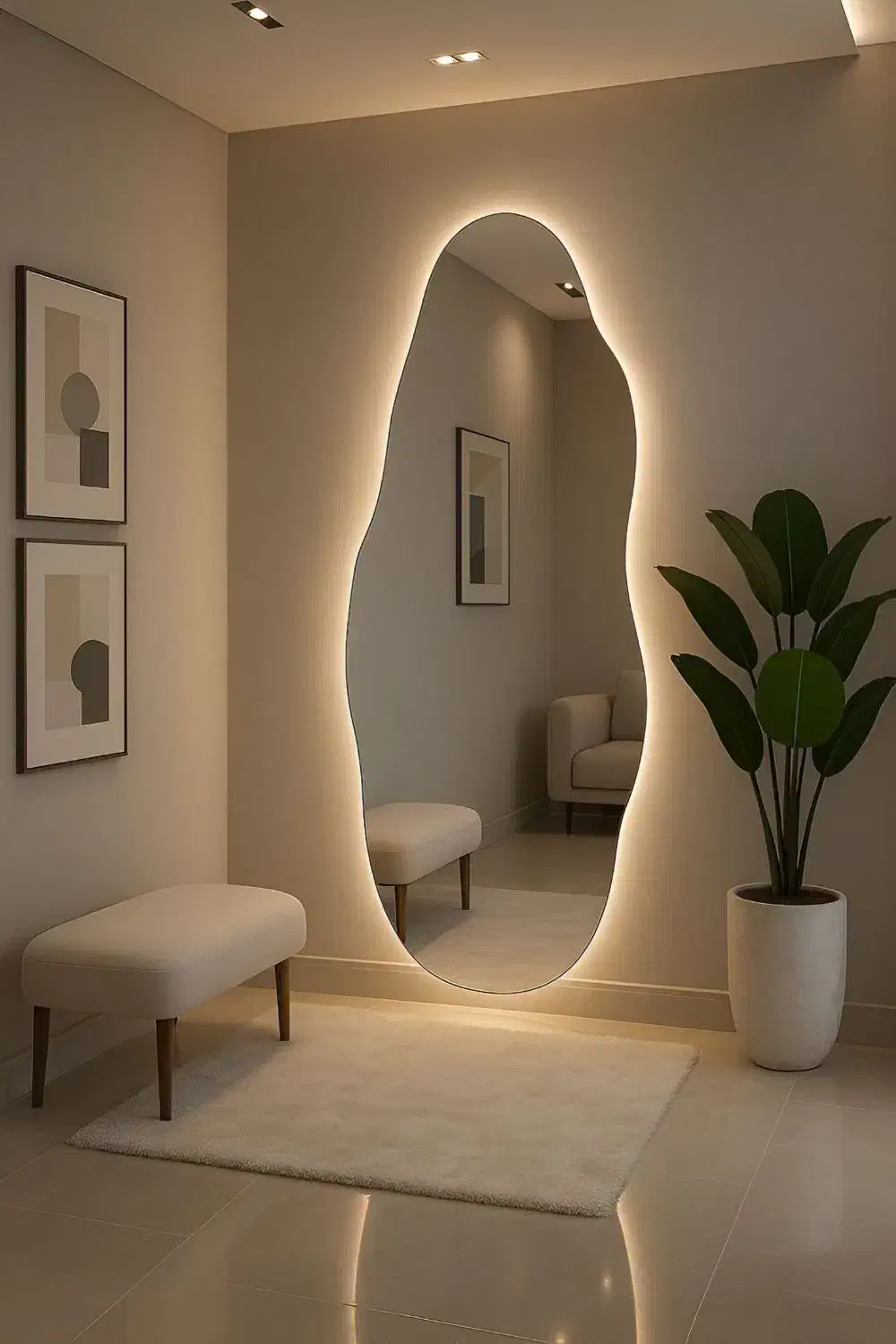 آینه آذرمنش|آینه|قزوین, |دیوار