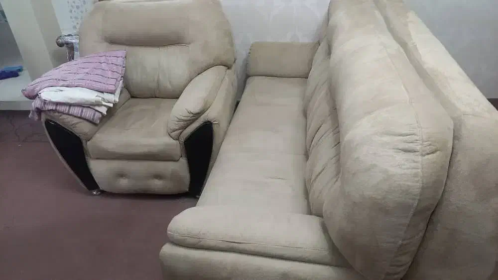 مبلمان راحتی ۷ نفره کارکرده|مبلمان خانگی و میز عسلی|اشتهارد, |دیوار