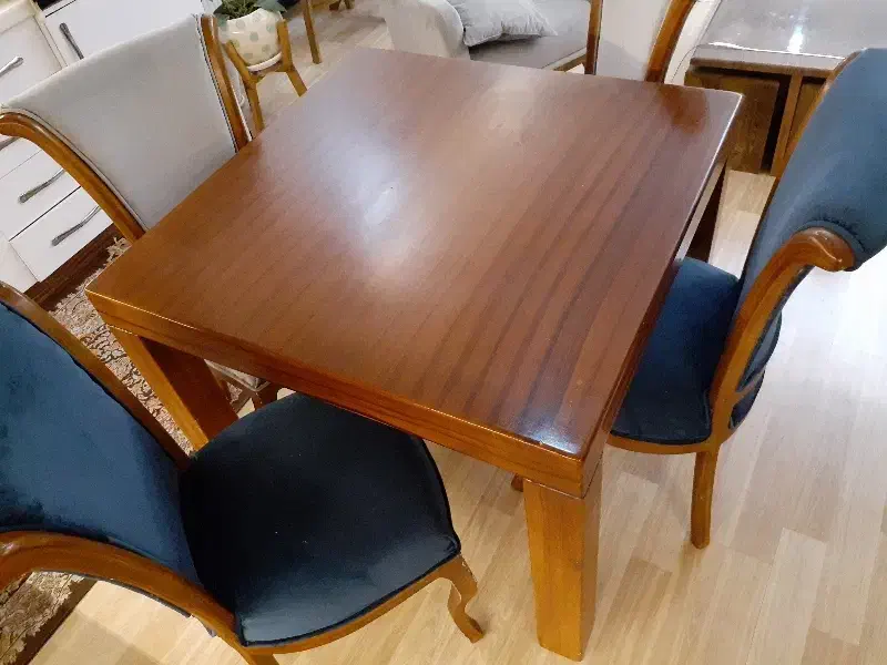 میز نهار خوری ۴نفره چوب راش گرجستان|میز و صندلی غذاخوری|بیرجند, |دیوار