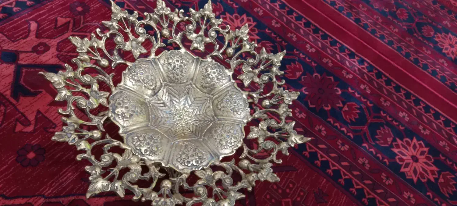 جا میوه ای برنجی|ظروف سرو و پذیرایی|قرچک, باقرآباد|دیوار