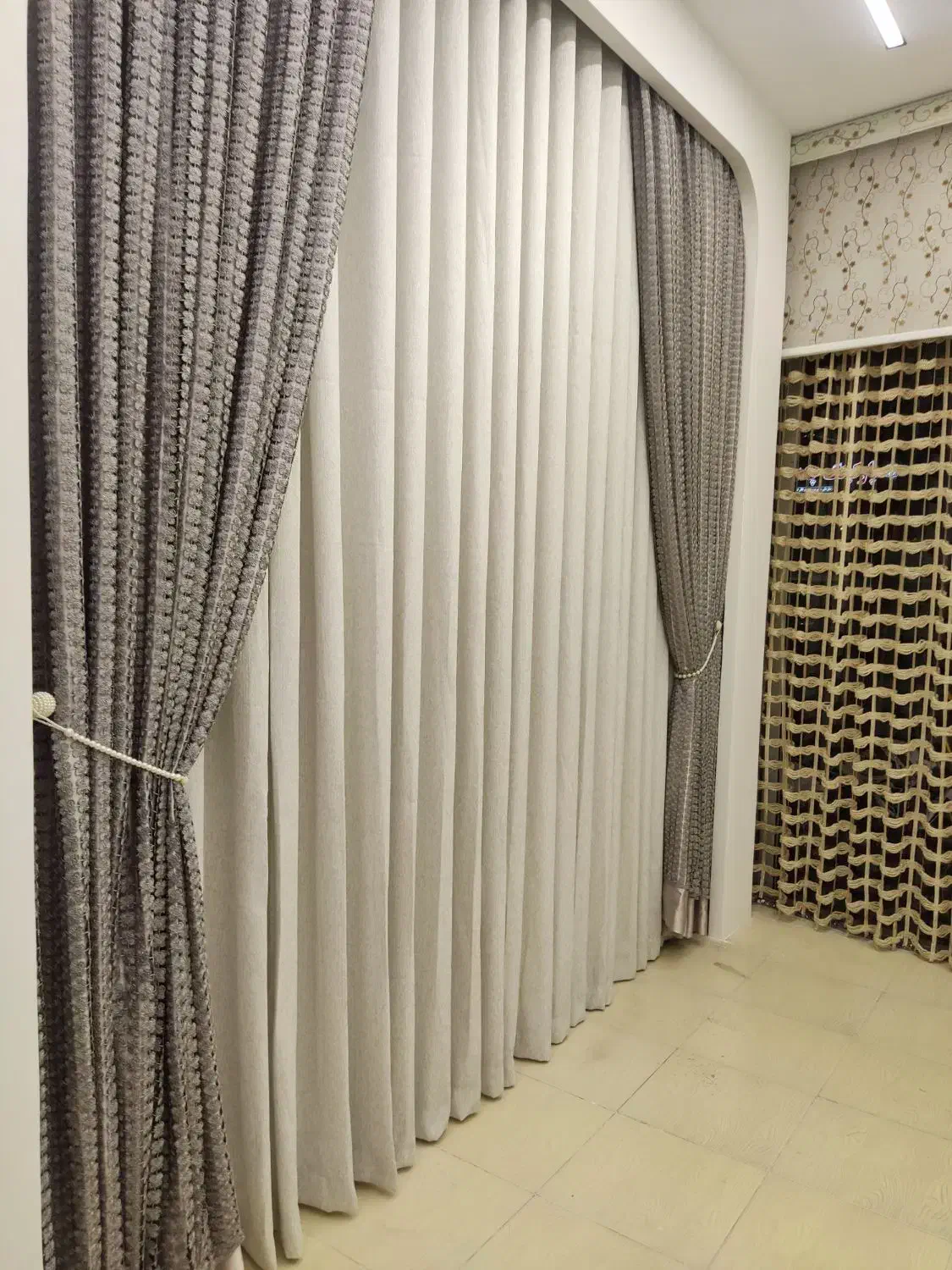 پرده آماده. ،با تخفیف به مناسبت روز مادر|پرده، رانر، رومیزی|بم, |دیوار