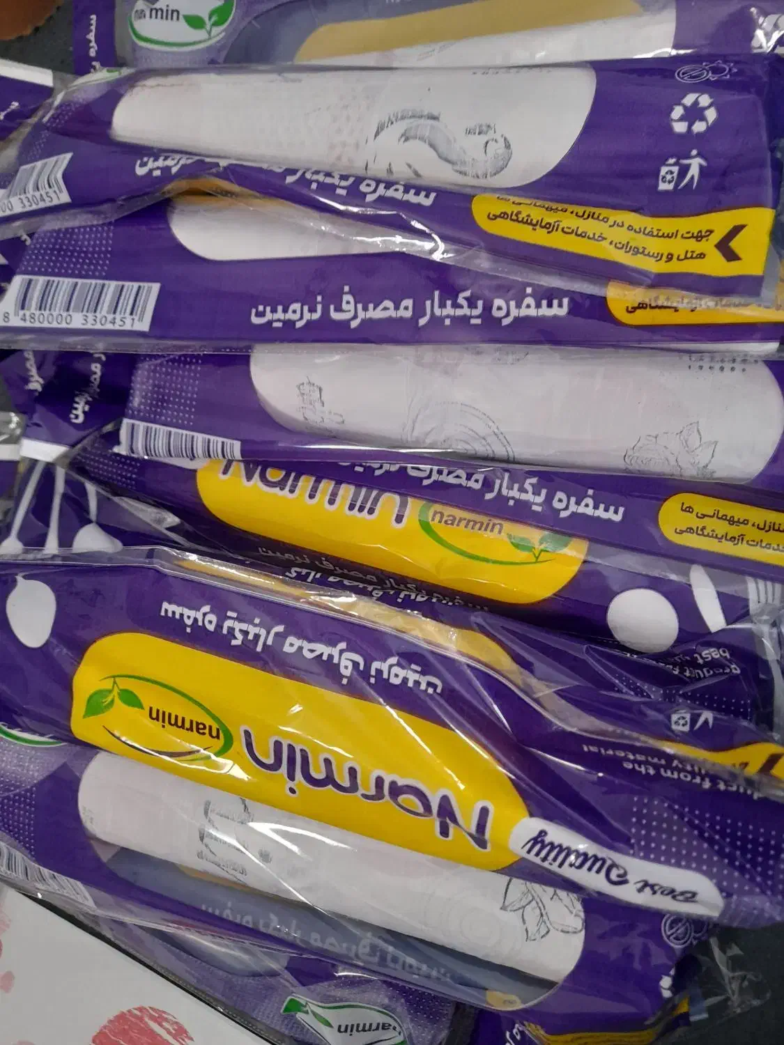 سفره یکبار مصرف|ظروف نگهدارنده، پلاستیکی، یکبارمصرف|تاکستان, |دیوار