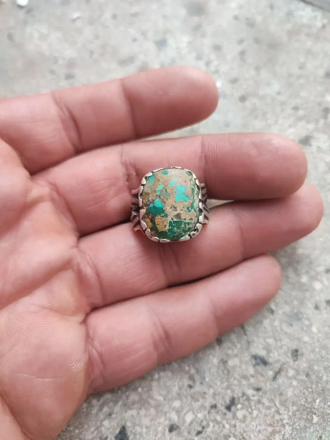 انگشتر فیروزه قدیمی|جواهرات|شیروان (خراسان), |دیوار