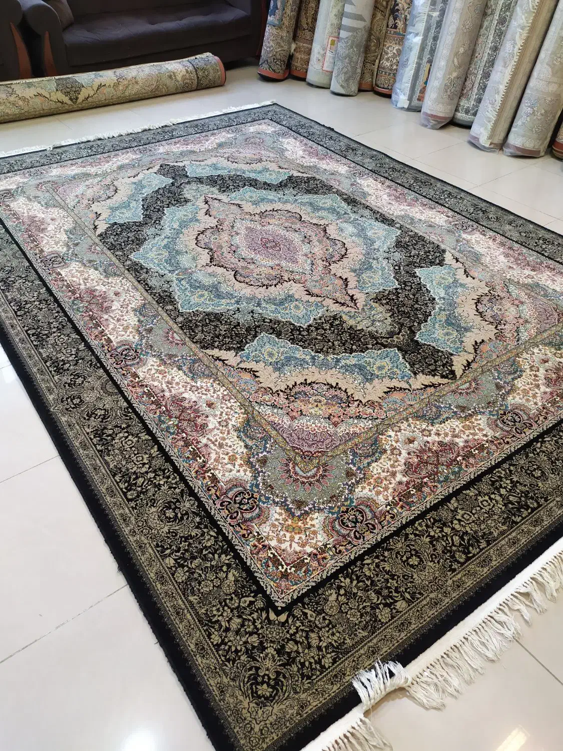 2تخته 9متری دونیم سونیم 1000شانه جهان نما|فرش|بانه, |دیوار