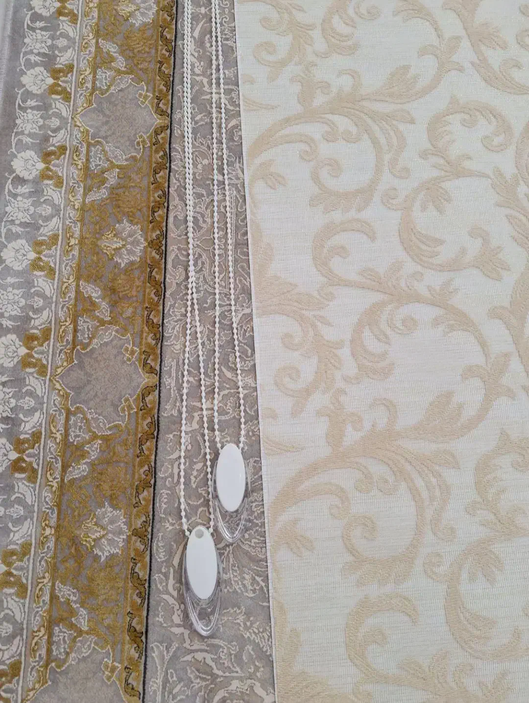 پرده دومگانیزم|پرده، رانر، رومیزی|رشت, شهرک پردیسان|دیوار