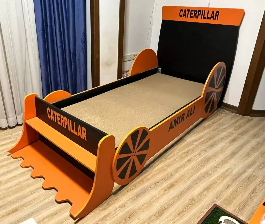 تخت نوجوان مدل بولدوزر|تخت و سرویس خواب|بابل, |دیوار