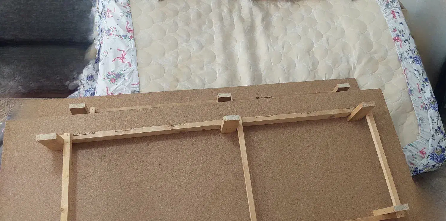 تخت دونفره با تشک|تخت و سرویس خواب|بوئین زهرا, |دیوار