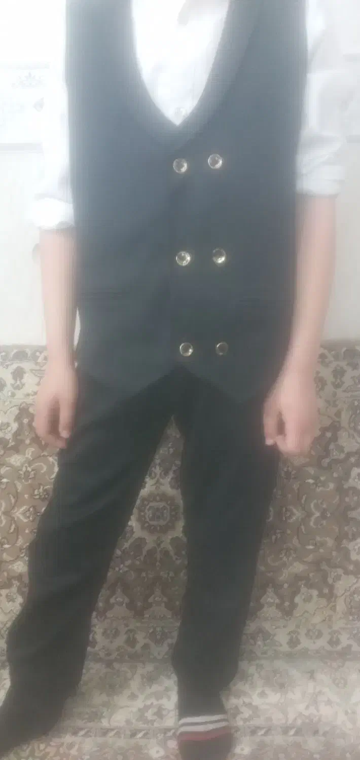 جلیقه شلوار عروسی نو|کفش و لباس بچه|زنجان, |دیوار