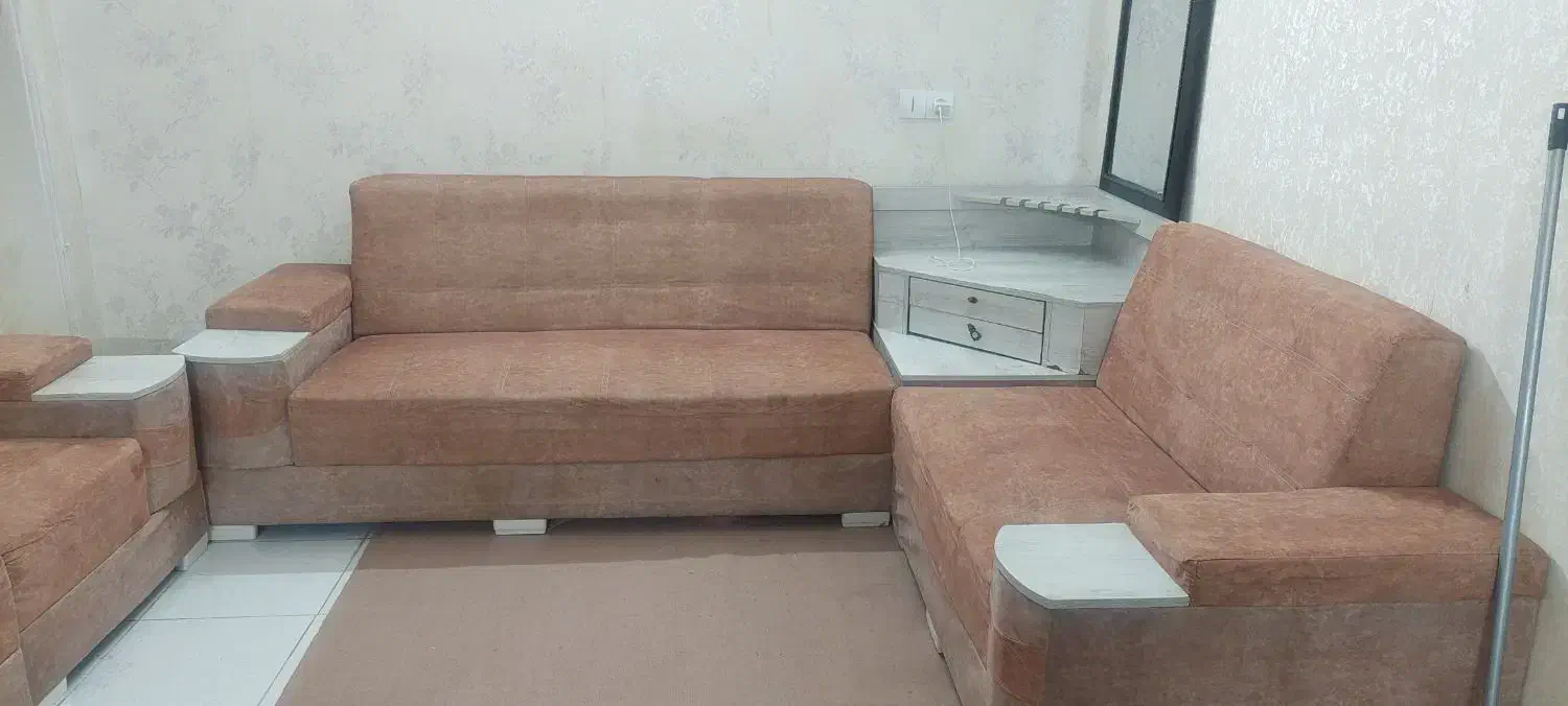 مبلمان راحتی طرح ال|مبلمان خانگی و میز عسلی|تهران, آشتیانی|دیوار