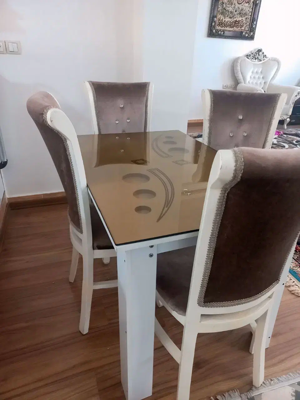 میز غذاخوری /نهارخوری /میز/۴نفره|میز و صندلی غذاخوری|میاندوآب, |دیوار