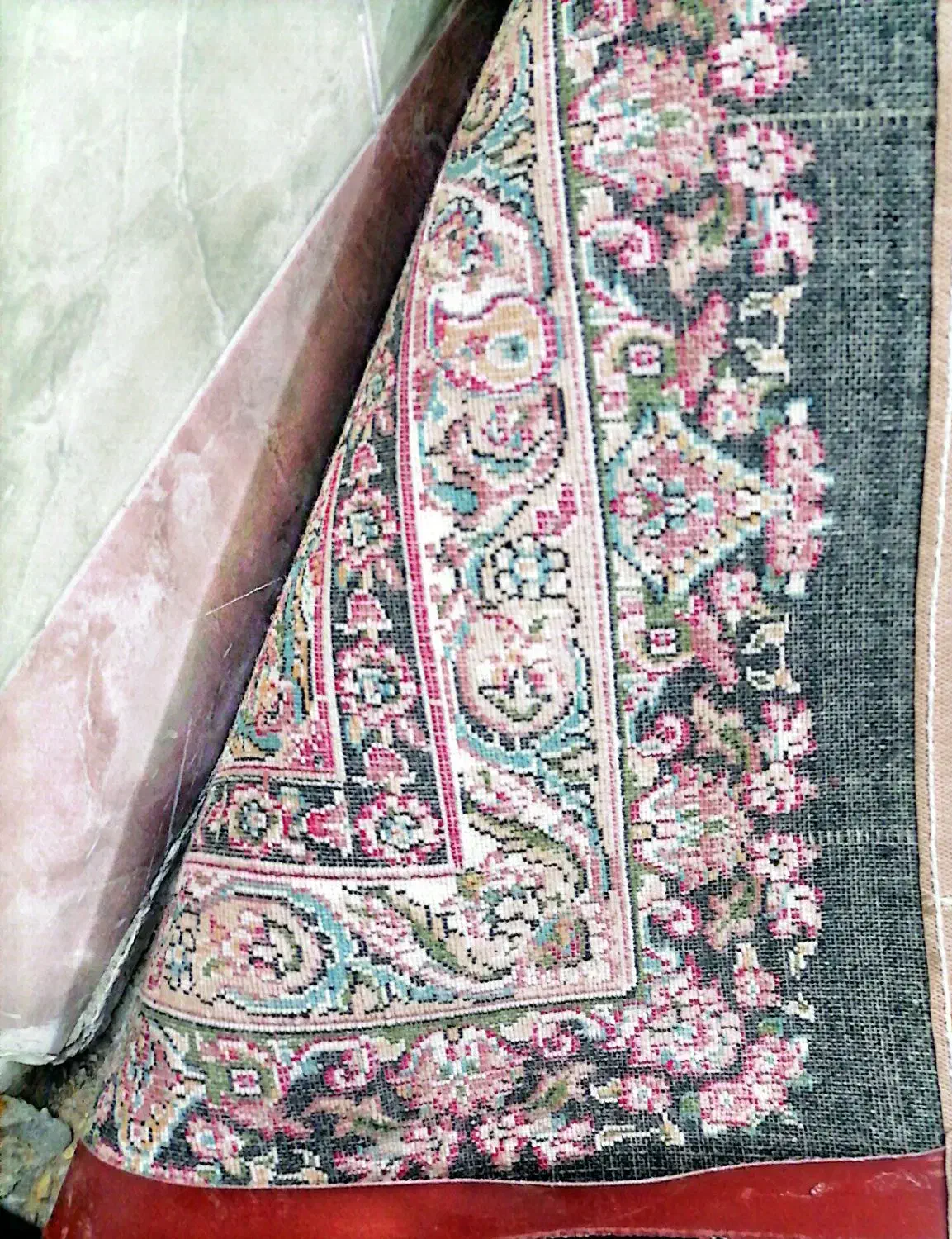 فرش 700 شانه خشتی|فرش|قم, منبع آب|دیوار