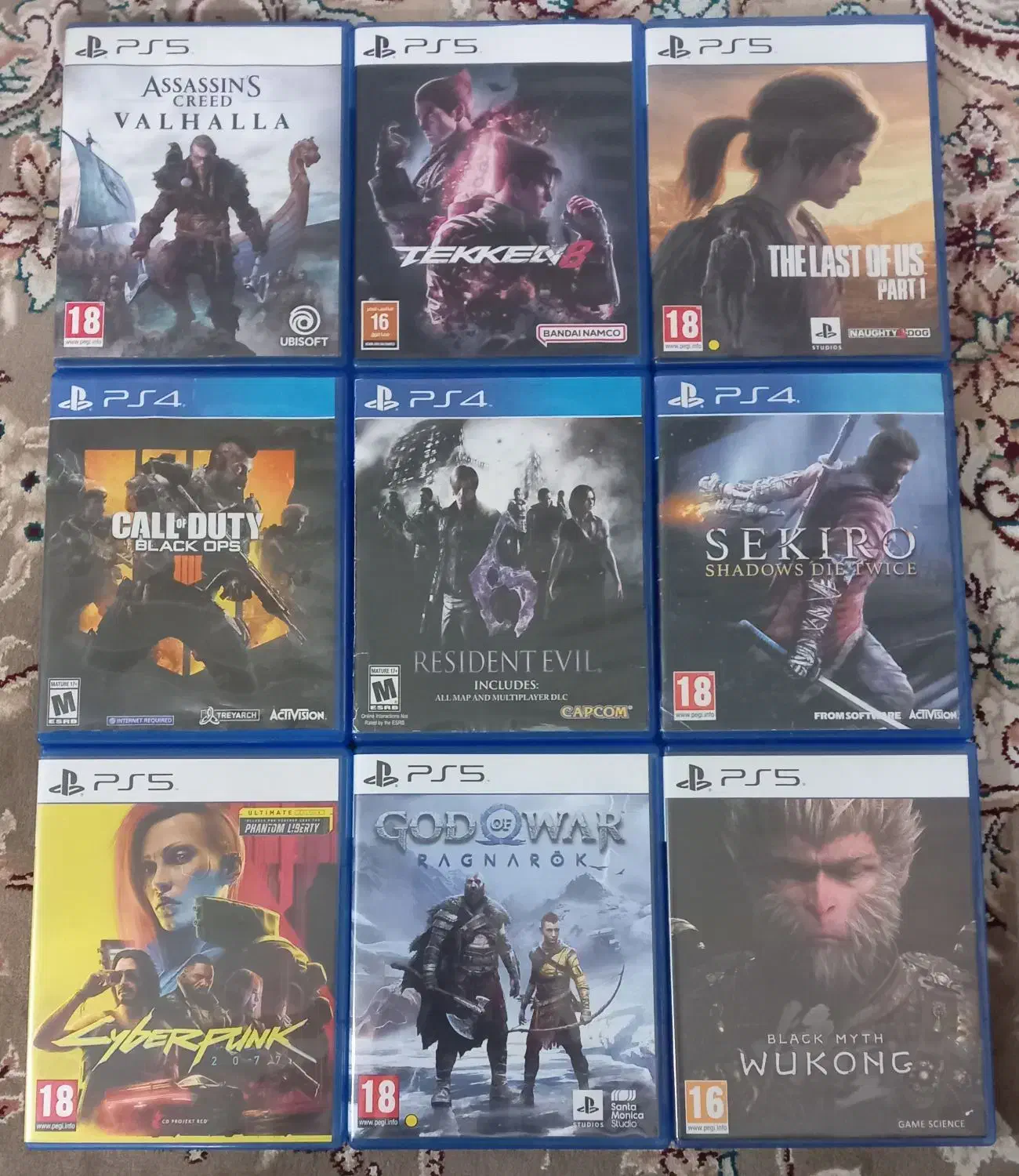 دیسک بازی های ps4/ps5|کنسول، بازی ویدئویی و آنلاین|تهران, نازی‌آباد|دیوار