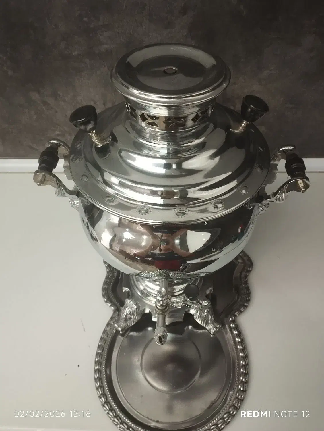 سماور گازی|سماور، چای‌ساز، قهوه‌ساز|شبستر, |دیوار