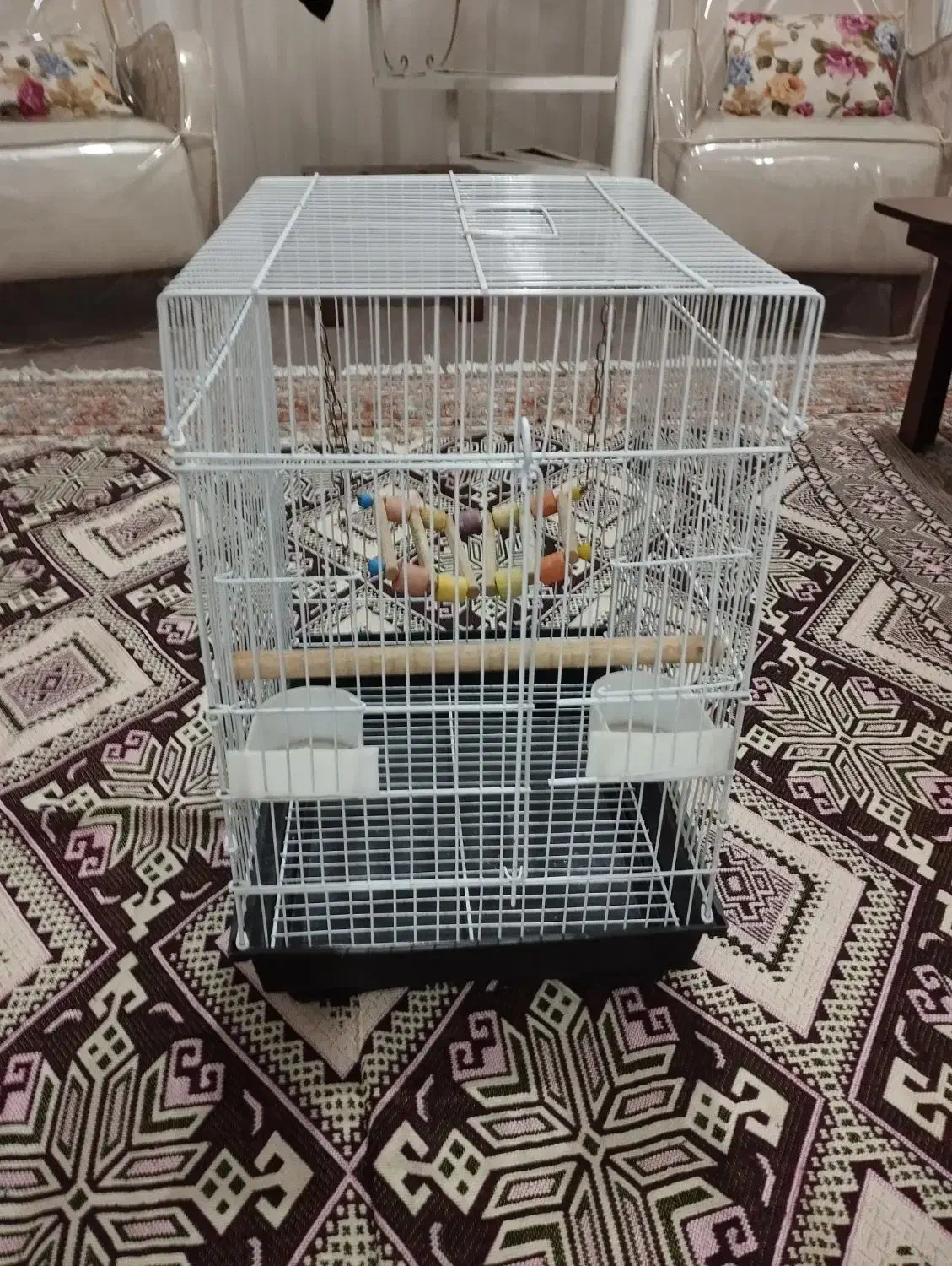 قفس ۱۰۳۲ با لوازم و سرلاک|لوازم جانبی حیوانات|مشهد, رضاشهر|دیوار