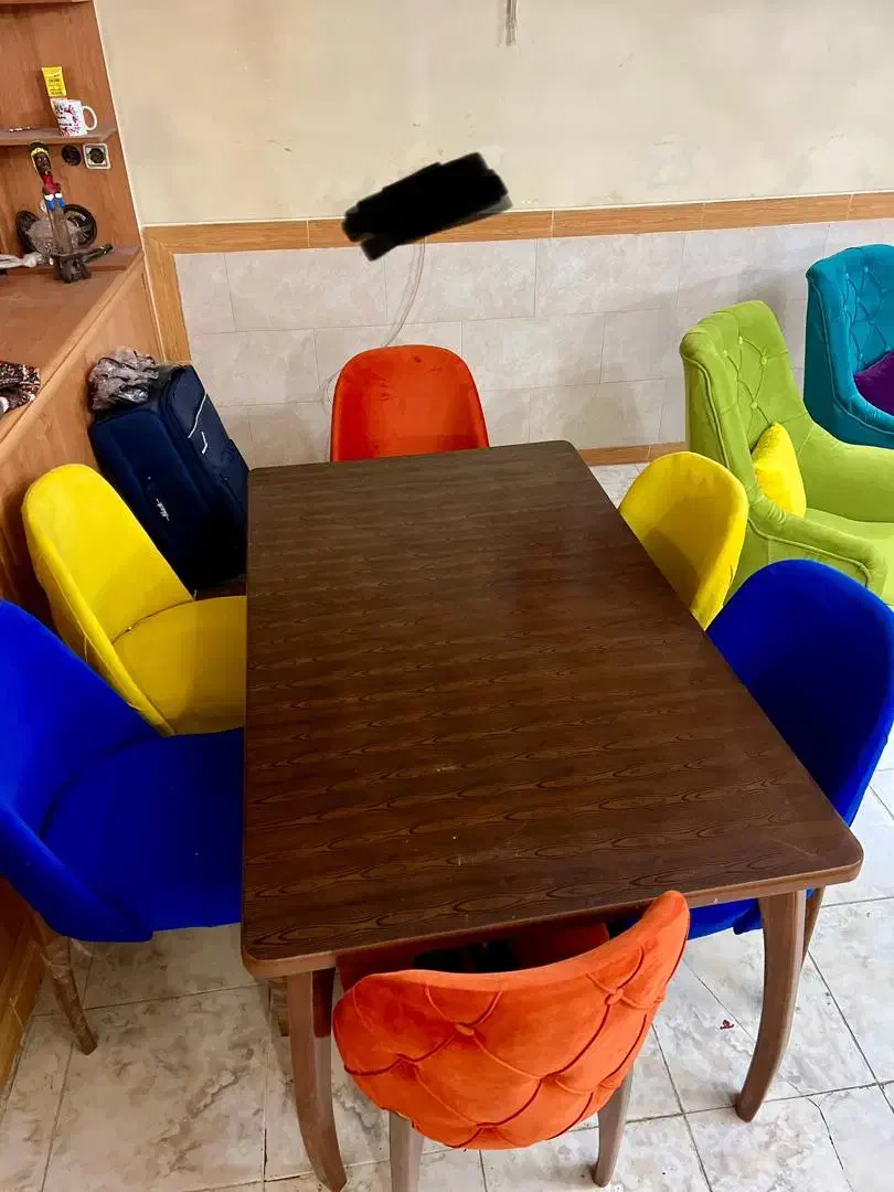 میز ناهارخوری ۶ نفره|میز و صندلی غذاخوری|کرمان, |دیوار