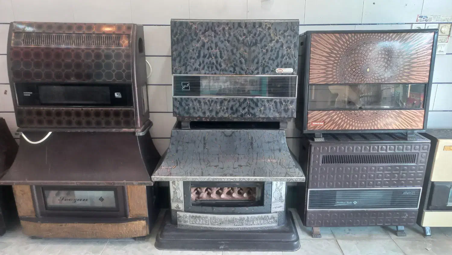 بخاری|بخاری، هیتر، شومینه|دهدشت, |دیوار