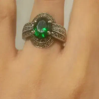 انگشتر نقره زمرد|بدلیجات|مشهد, یوسفیه (شهرک غرب)|دیوار