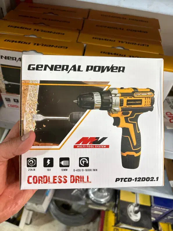 دریل شارژی تک باطری ۱۸ ولت|ماشینآلات صنعتی|ارومیه, |دیوار