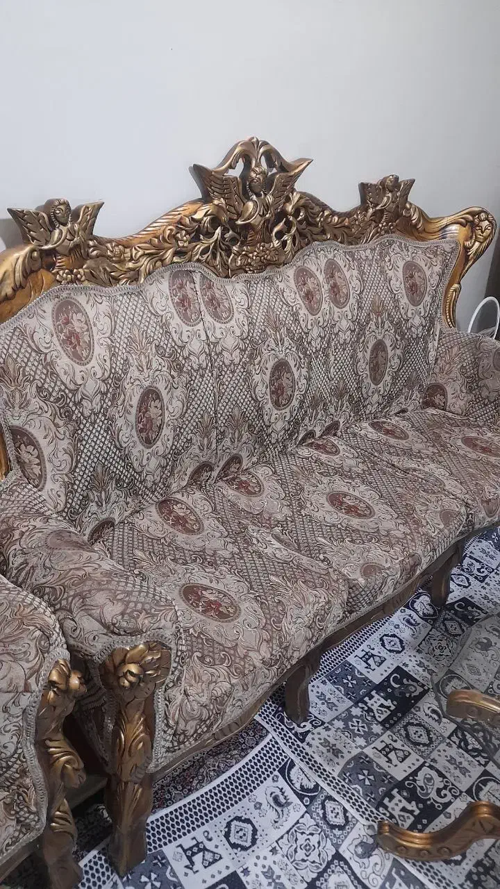 مبل هشت نفره سلطنتی ارزون|مبلمان خانگی و میز عسلی|اسلامشهر, شهرک توحید|دیوار