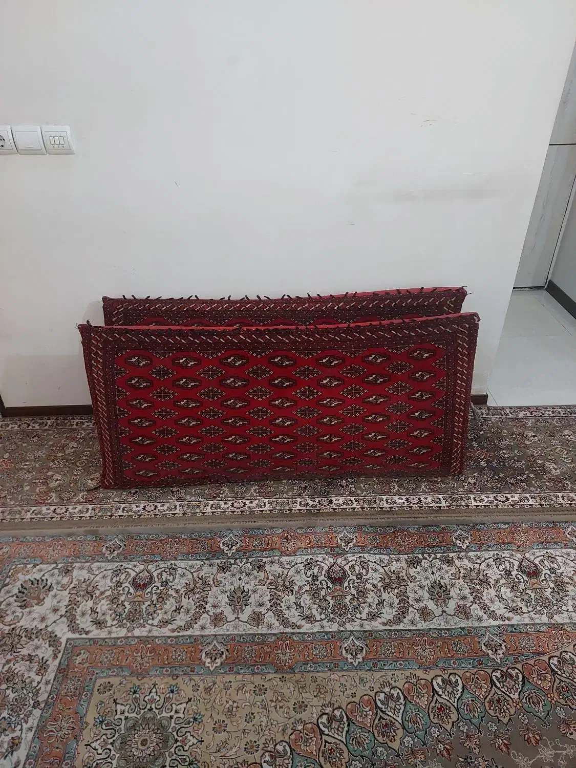 ۲ عدد پشتی دستبافت|پشتی|تهران, خانی آباد نو شمالی|دیوار